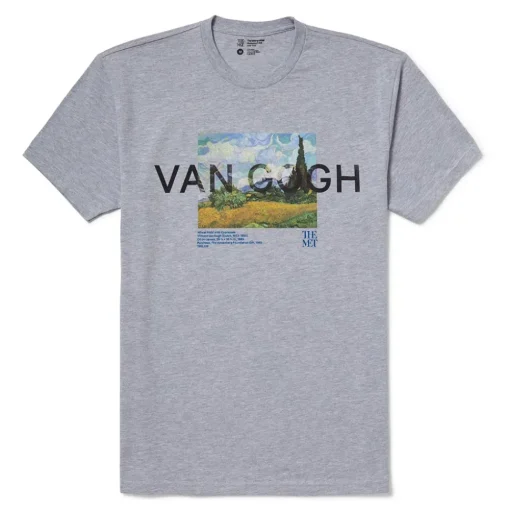Van Gogh Wheat Field With Cypresses Unisex Tee