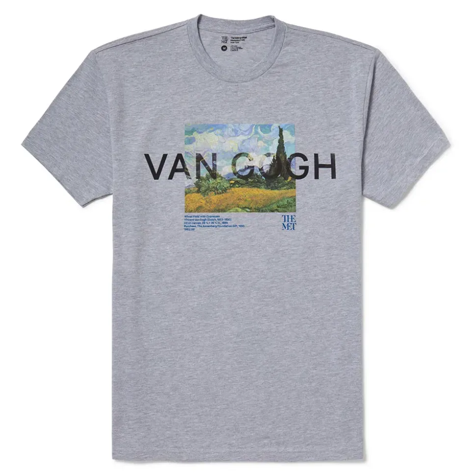 Van Gogh Wheat Field With Cypresses Unisex Tee