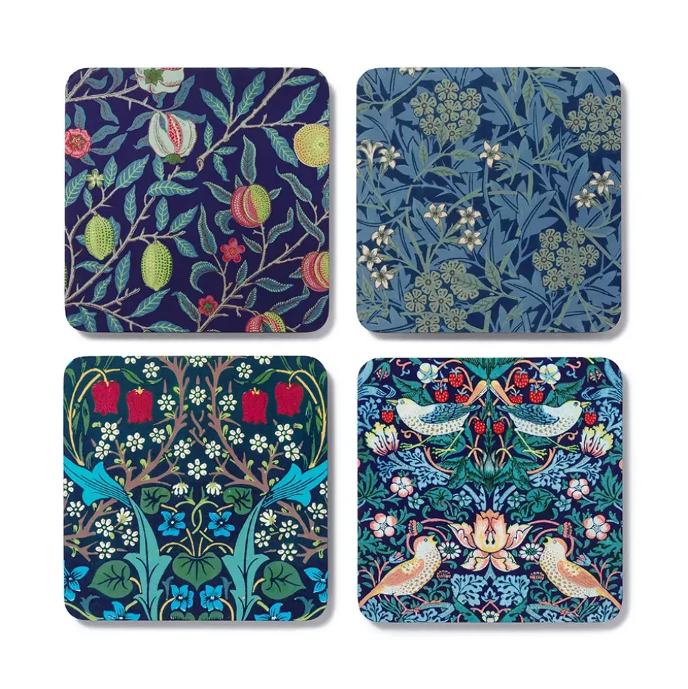 William Morris Patterns Coasters