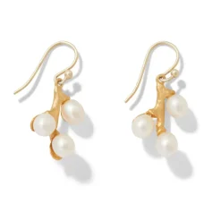 Willow Catkins Pearl Drop Earrings